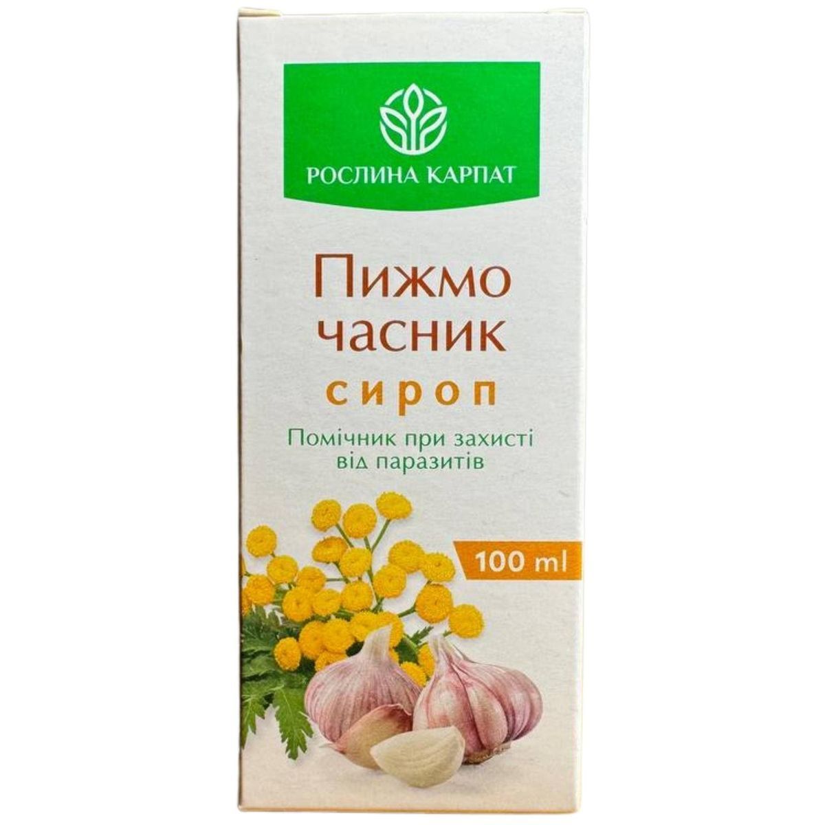 Сироп Пижмо - Часник, засіб від паразитів