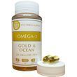 Omega-3 Gold Ocean 60 capsule. Fonte di acidi grassi per la salute di cuore, cervello e vasi sanguigni