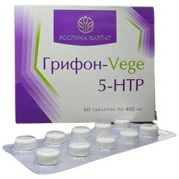 Грифон - VEGE 5 - HTP 60 таб.. Для підтримки нервової системи
