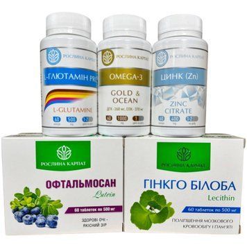 Комплекс для підтримки гостроти зору та загального комфорту очей